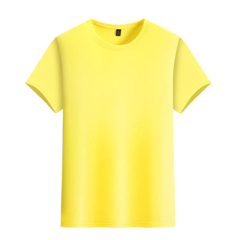 Round Neck Blank Cotton T-shirt Custom Advertising Shirt