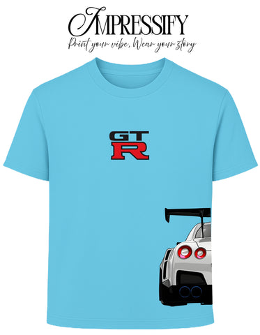 GTR Car DTF Printed Men’s T-Shirt – Terry Cotton, Regular Fit