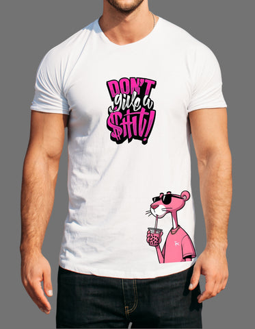 Cool sassy Pink Cartoon DTF Printed Unisex T-Shirt – Terry Cotton, Regular Fit