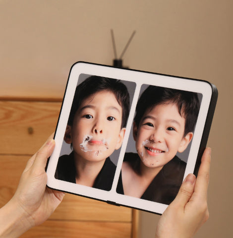 Custom Printing Baby Photo Crystal Table